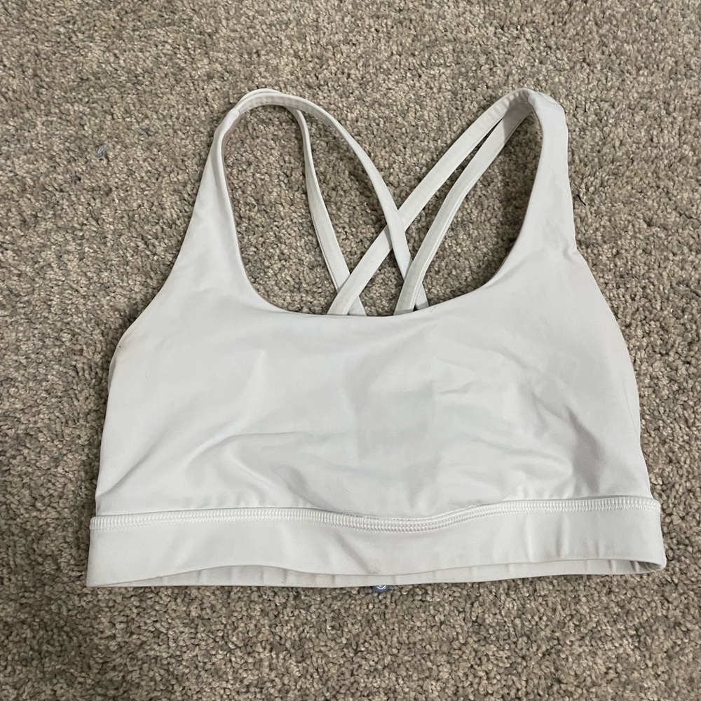 Lululemon Energy Bra White Size 4